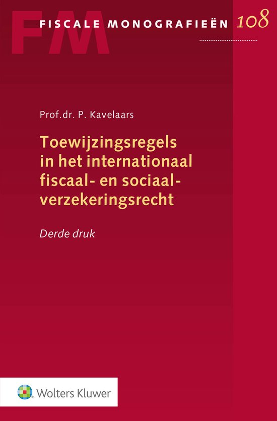 Toewijzingsregels in het internationaal fiscaal- en sociaalv ... - cover