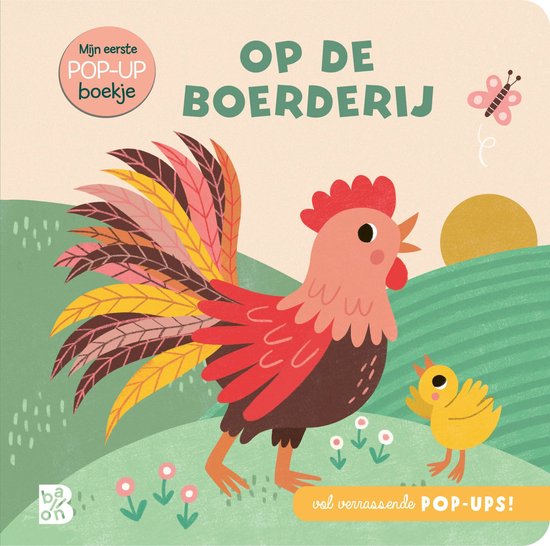 Mijn eerste pop-upboekje: Op de boerderij - cover