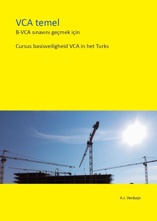 Cursus basisveiligheid VCA in het Turks - cover