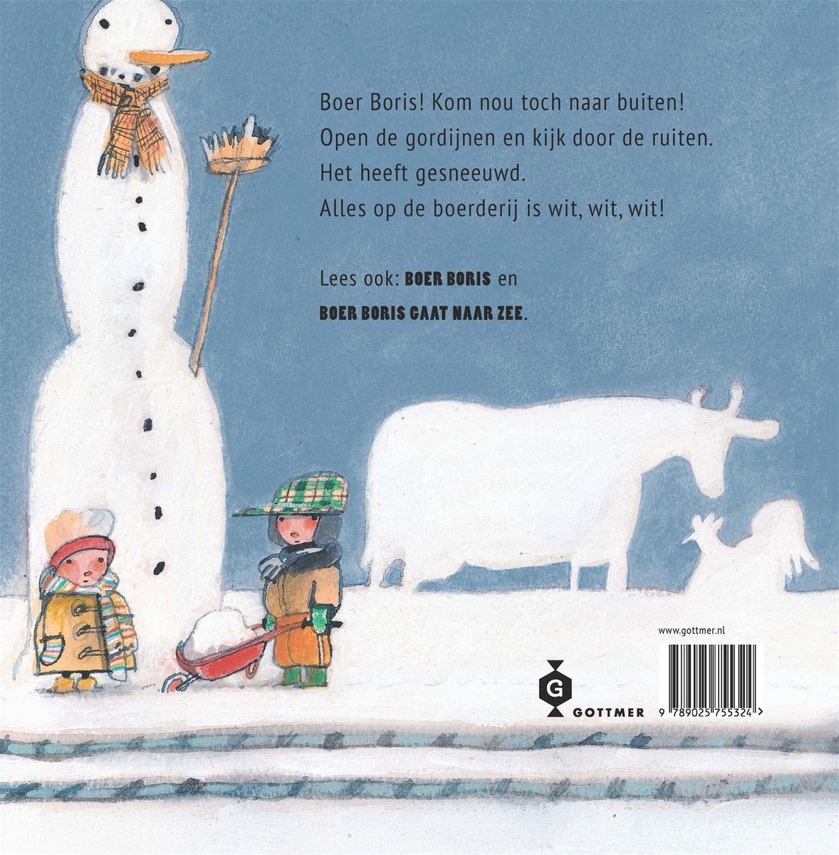 Boer Boris - Boer Boris in de sneeuw - back cover