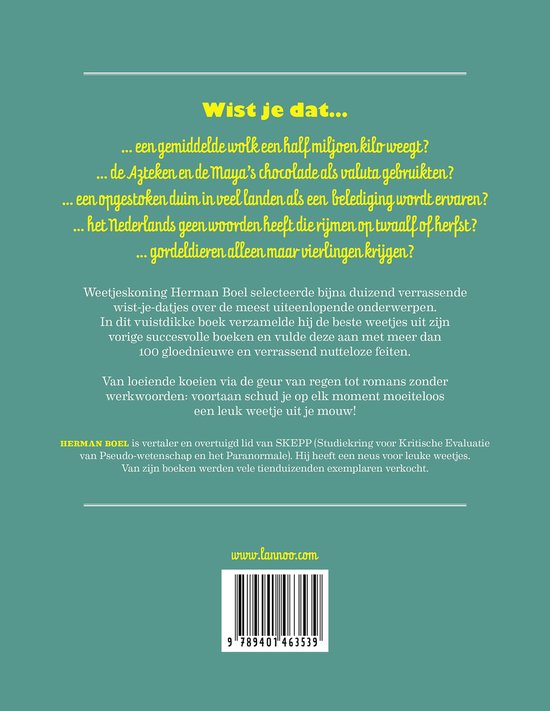999 feiten waar je meestal helemaal niets aan hebt