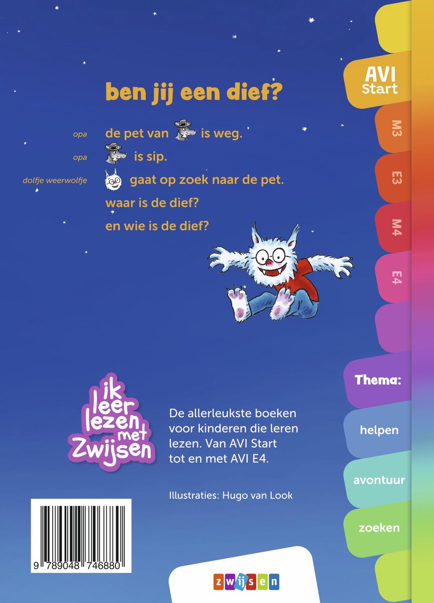 Ik leer lezen met Zwijsen - ben jij een dief? - back cover