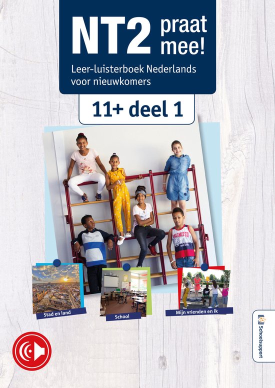 NT2, praat mee! - Leer-luisterboek 11+, deel 1 - cover