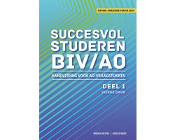 Omslag van Succesvol Studeren voor BIV/AO 1 - Succesvol studeren voor BIV/AO deel 1