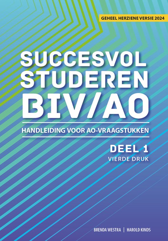 Succesvol Studeren voor BIV/AO 1 - Succesvol studeren voor B ... - cover
