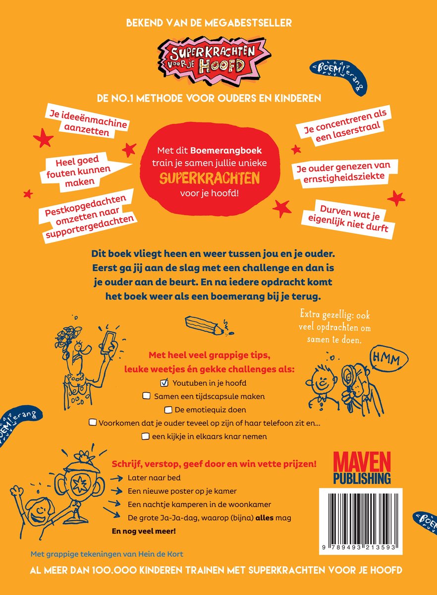 Superkrachten voor je hoofd: Het Boemerangboek - back cover