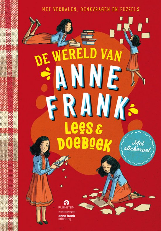 De wereld van Anne Frank, Lees en doeboek - cover
