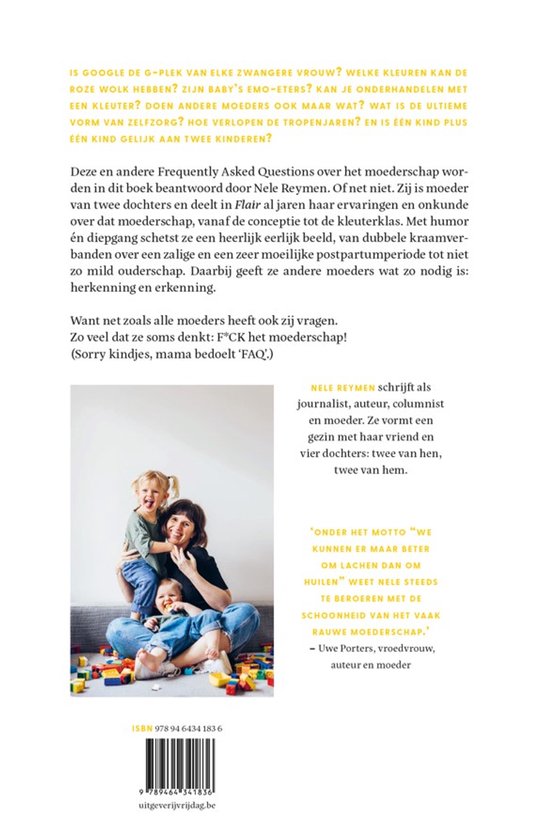 FAQ: het moederschap, Nele Reymen | 9789464341836 | Boeken | bol