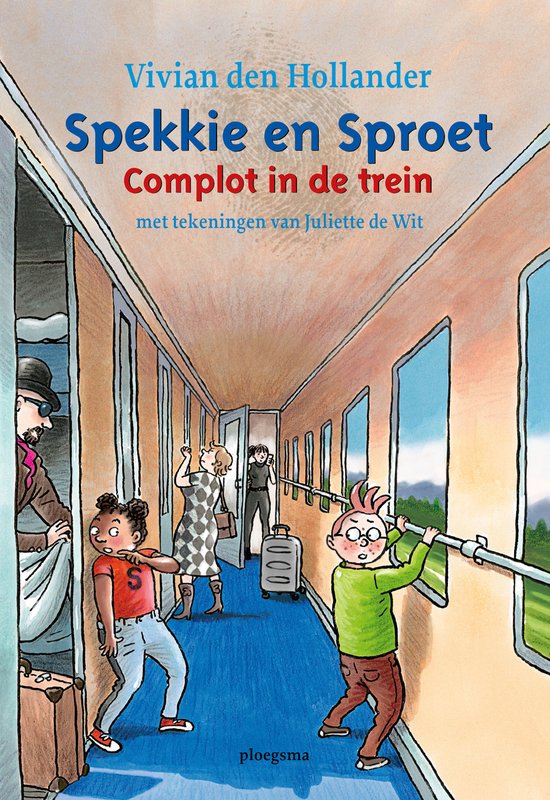 Spekkie en Sproet - Complot in de trein - cover