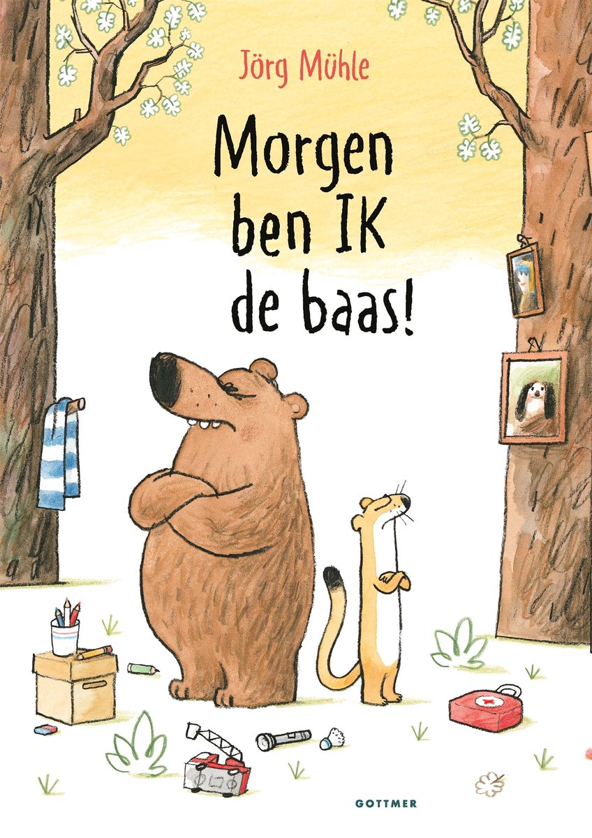 Omslag van Morgen ben ik de baas!