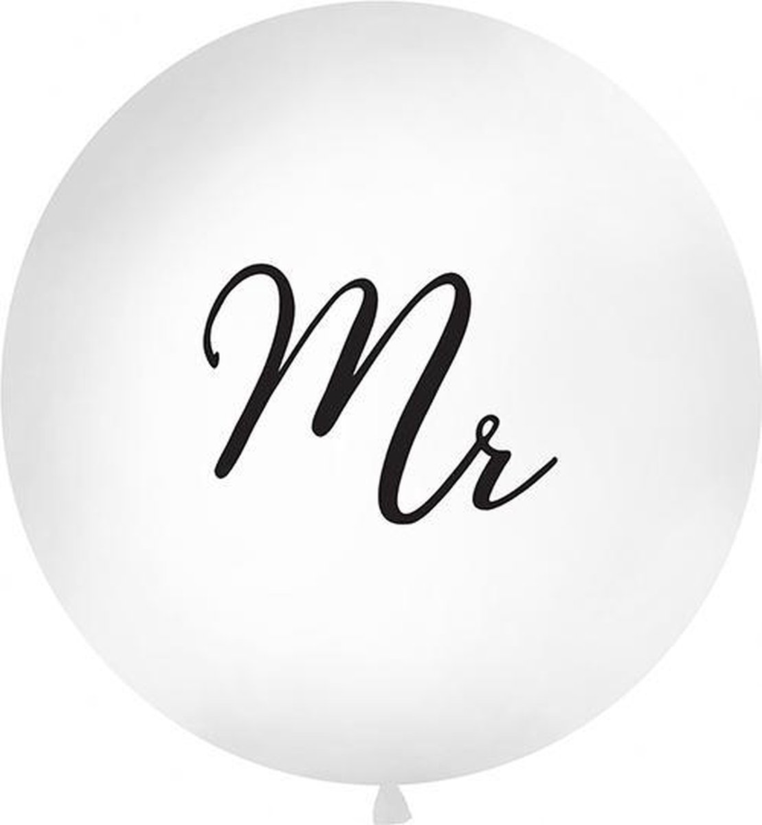 Partydeco Mega ballon Mr - 1 meter