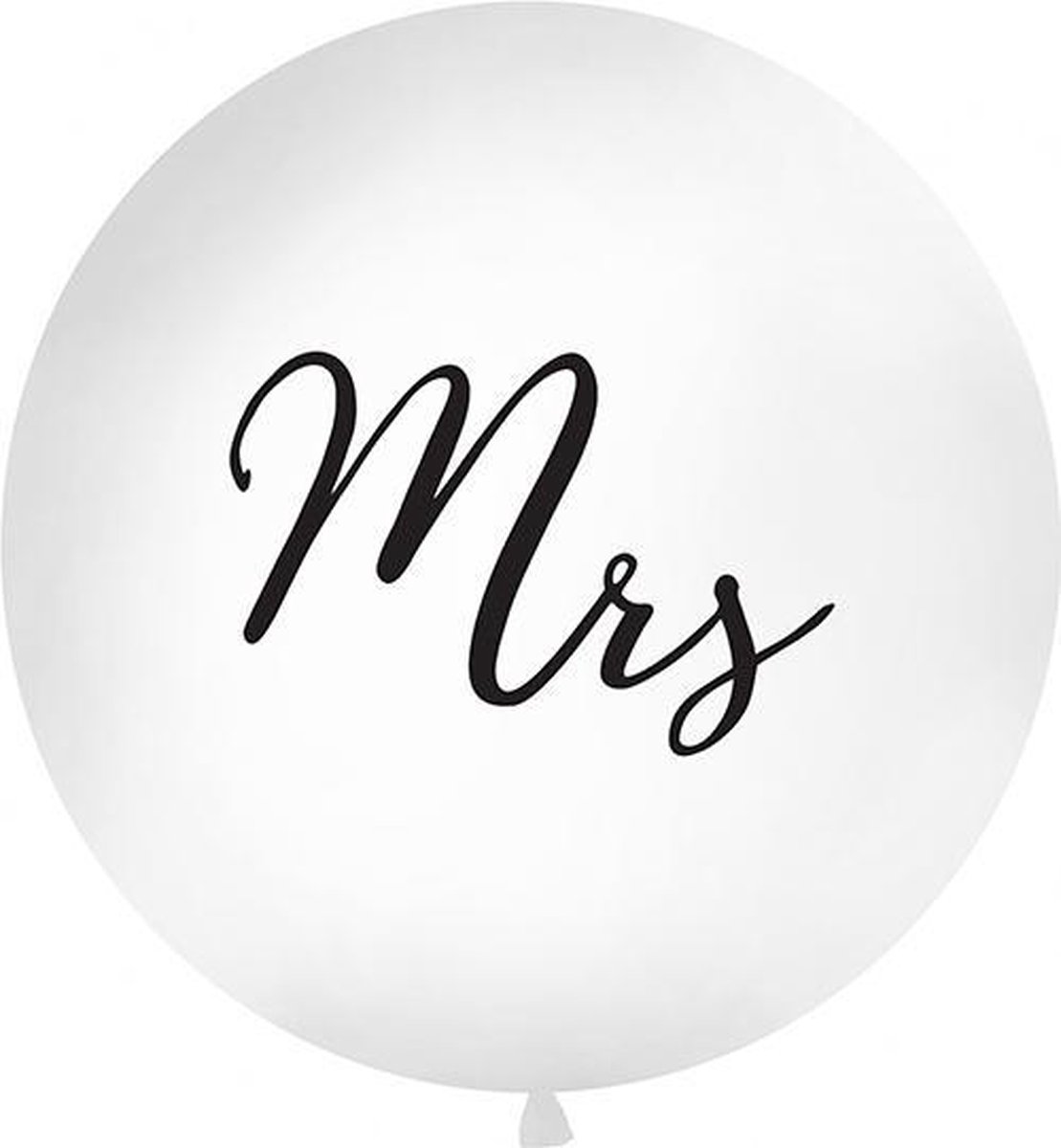 Partydeco Mega ballon Mrs - 1 meter