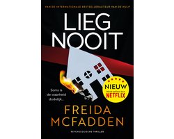 foto van Boek Lieg nooit van Freida McFadden