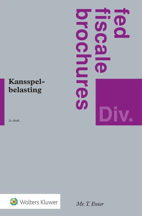 Kansspelbelasting - cover
