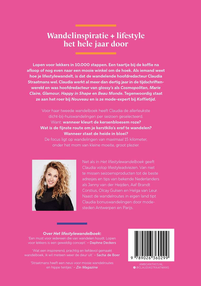 Het 4-seizoenenwandelboek - back cover