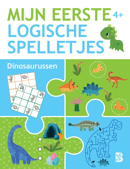 Logisch denken 1 - Mijn eerste logische spelletjes 4+ Dino's - cover