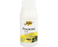 Pouring Fluid - Kleurloos - Vloeibare Verf - Verf Gieten - 750ml - Kreul - Creatieve Verf - 1 Stuk