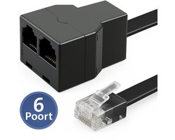 Twenty4seven® Passieve P1 Splitter - 6 Poort - Geschikt voor HomeWizard & P1 Meter - RJ11(v) & 2x RJ11(v) - Wifi Verbruiksmeter Dongle - Laadpaal en Energiemeter