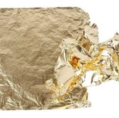 Imitatie Bladmetaal, 16x16 cm, Goud, 25 Vel, 1 Doos