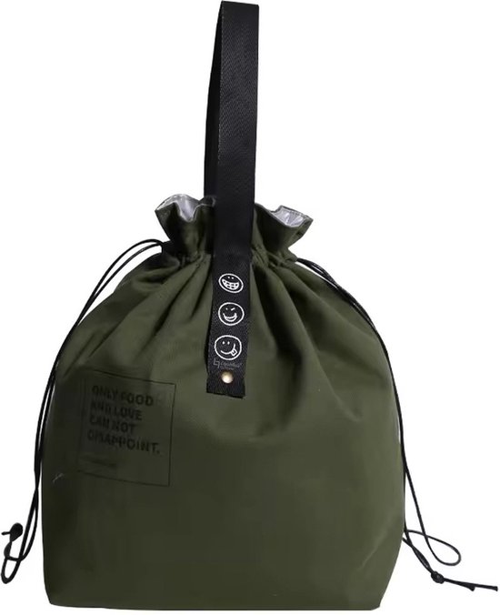 Lopoleis® lunchtas – koeltas – waterdicht – donkergroen