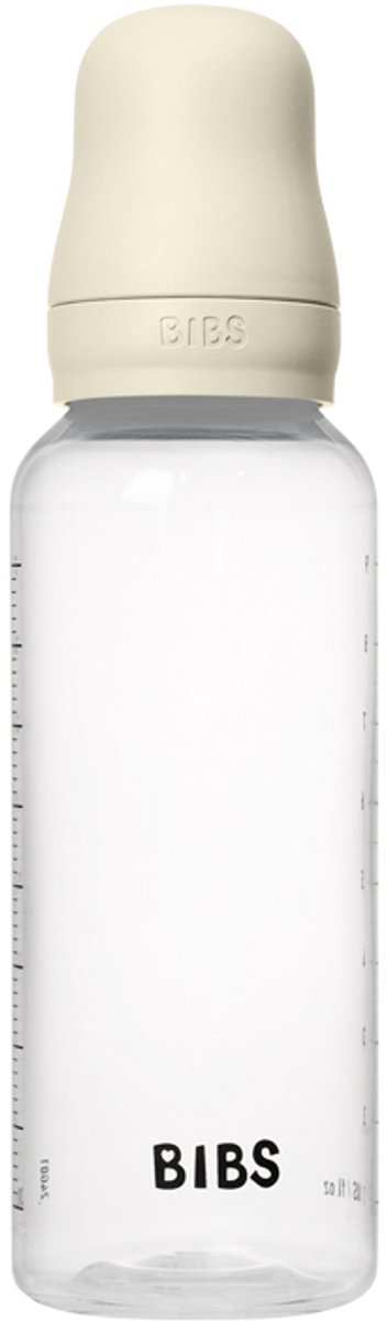 Bibs Fles - Medium Flow - 270 ml -Silicone - Ivory van BIBS — afbeelding 2