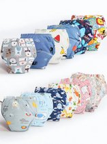 Dutchers.® Oefenbroekjes Zindelijkheid - Maat L - 12 Stuks - Zindelijkheidstraining - Wasbare Luiers - Kinderen - 12-17 KG - 2,5 tot 5 Jaar - Voelt anders dan een luier - Wasbaar - Incontinentiebroekjes voor Kinderen - Voor Jongens & Meisjes
