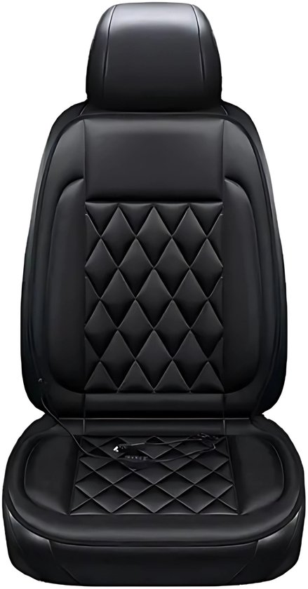 Autostoelkussen voor Volvo s90 NE 5Seats 2018-2023, autostoelbeschermer, antislip, ademend, met rugleuning, beschermende auto-interieuraccessoires,A/ Black
