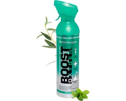 Boost Oxygen 9L - Menthol Eucalyptus - 95% Pure Zuurstof - Tot wel 200 inhalaties - Ademhalingsondersteuning voor sport herstel, hoogte, prestaties en gezondheid - Zuurstoffles