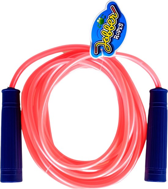 Springtouw Jobber Toys Lang Springtouw - Groepsspringtouwen - Roze + Rood - 5 ...