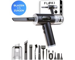 Floki® Air Duster - Blazen & zuigen - perslucht - stofblazer - Auto stofzuiger - luchtblazer - Compressed Air