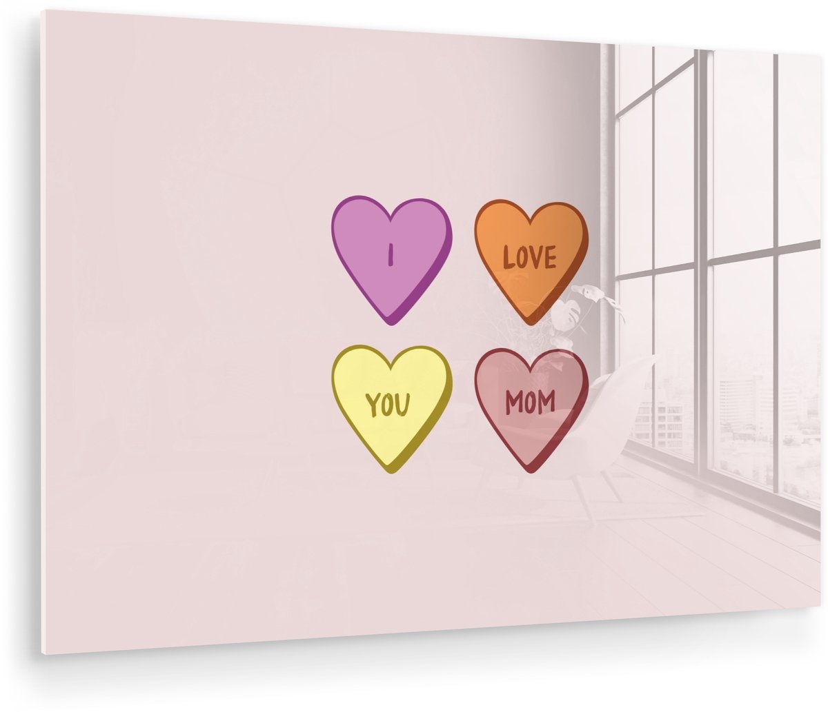 Hartjes - Pastel - Liefde - Moeder