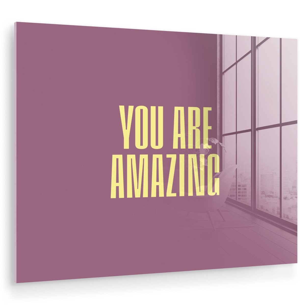 Tekst - Paars - Amazing