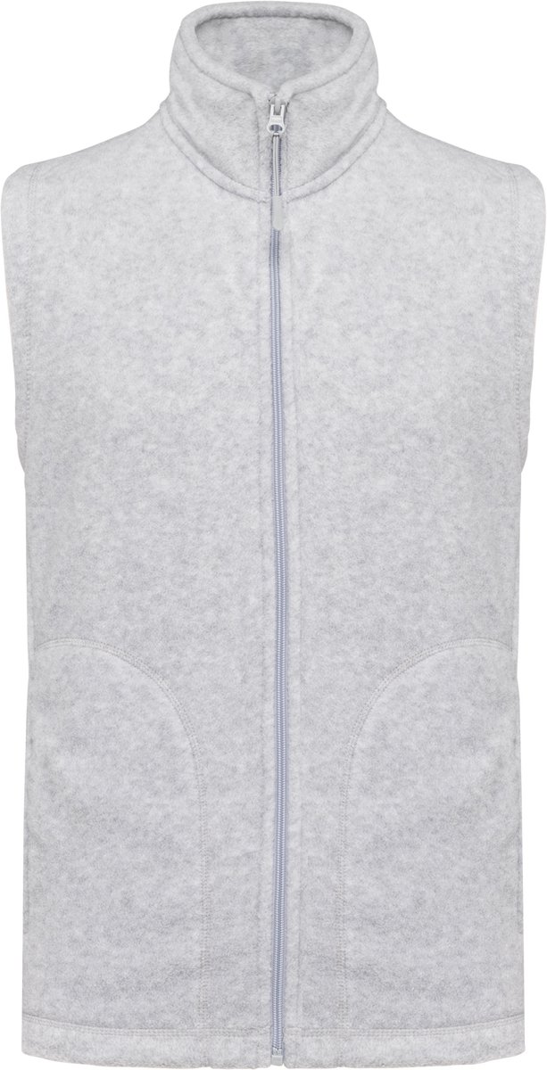 Kariban Bodywarmer van microfleece heren K913 - Ash Heather - 5XL
