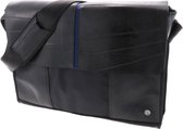 Portatil - 16/17 inch laptoptas autoband - donkerblauw