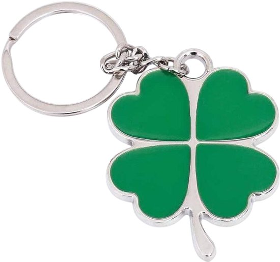 Fako Bijoux® - Porte-clés Trèfle à quatre feuilles - Vert