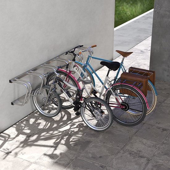 Aufun Fietsstandaard, opstelstandaard, voor op de vloer, wandmontage