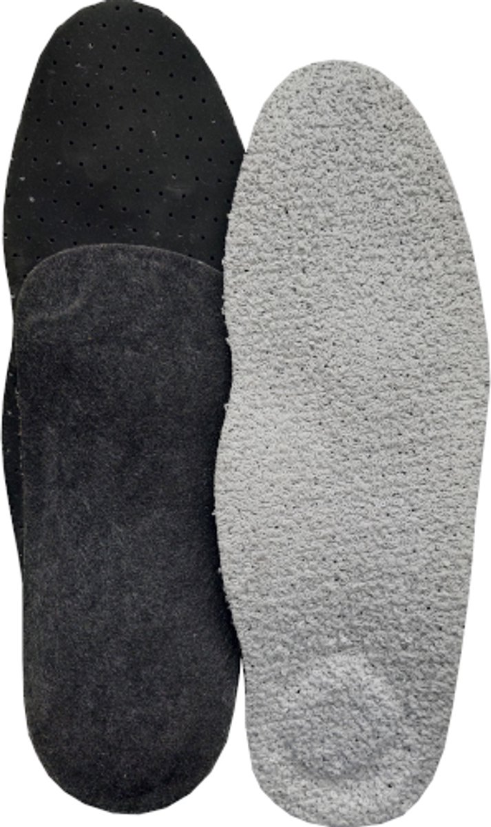 Ronilux Sport Plus Inlegzool - Voorgevormd Voetbed - Badstof - Latex met Actieve Koolstof - Vermindert Voetengeur - Schokdempend - Maat 36/37