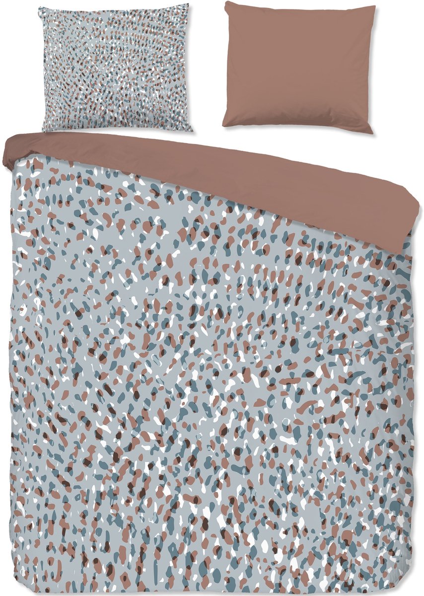 Good Morning Dekbedovertrek "gevlekte stippen print" - Multi - (200x200/220 cm) - Katoen