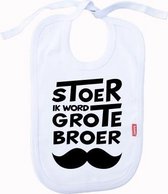 Bnutz Slabbetje - Katoen - Stoer grote broer snor