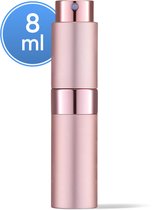 Scenty® - Parfum Verstuiver Navulbaar - Mini Parfum Flesje - Reisflesje - Lichtroze - Altijd fris!