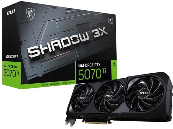 MSI GeForce RTX 5070 Ti 16G SHADOW 3X OC