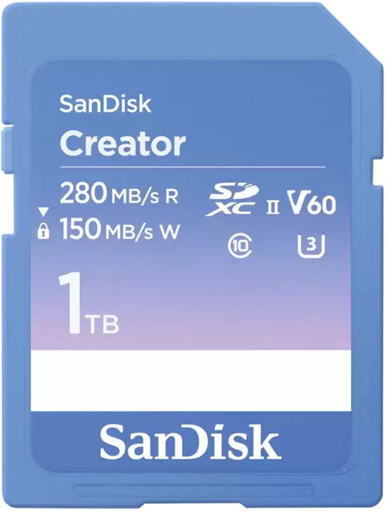Sandisk SDXC Creator 1TB 150MB/s
