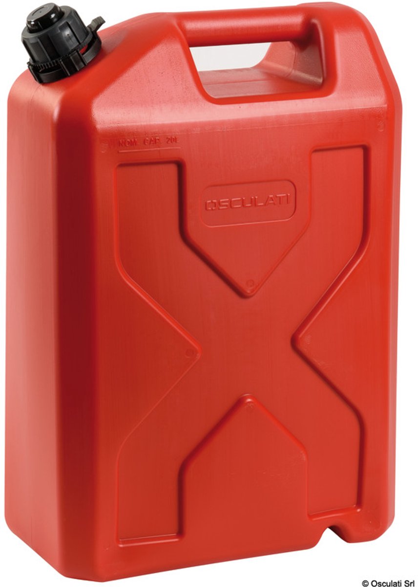 Jerrycan - Brandstofkan – inclusief Schenktuit – Benzine – Rood – 10 Liter