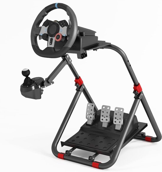 VDD Gaming - Wheel Stand - Racestuur - Standaard Houder - Race Cockpit Opvouwbaar Geschikt Voor Logitec Pxn Fanatec Thrustmaster In Hoogte Verstelbaar