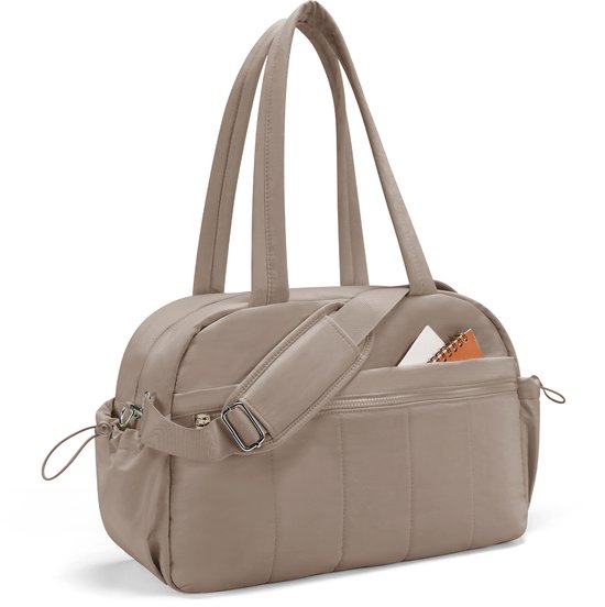 Foto: Skycases weekendtas persoonlijk item handbagage voor ryanair en transavia waterdicht en ruim slimme compartimenten ideaal voor reizen en dagelijks gebruik champagne