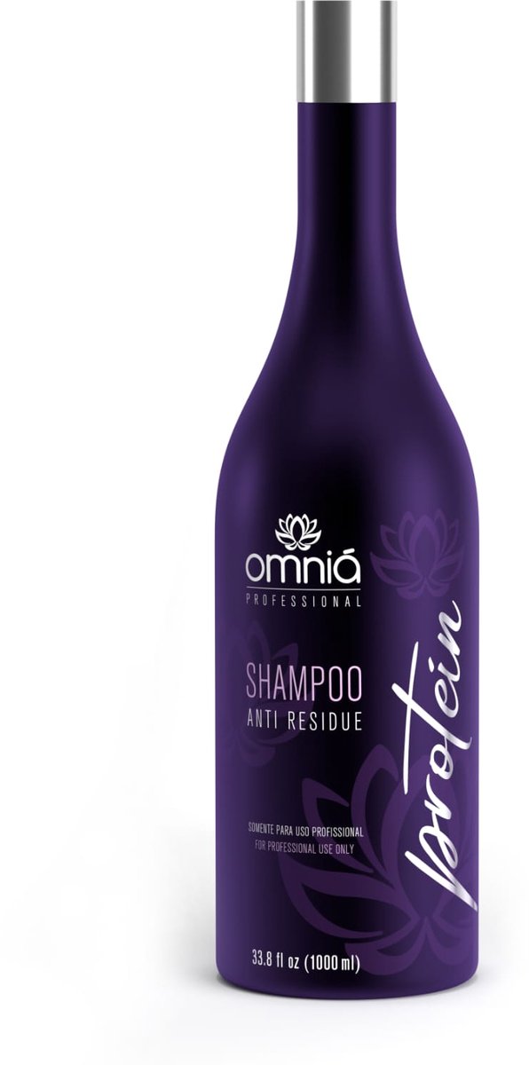OMNIA Protein Shampoo – Reinigt & Bereidt Haar voor op Steilbehandeling 1L