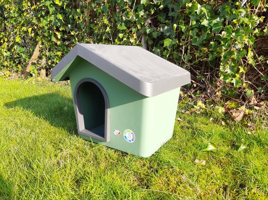 Imac hondenhok zeus 50 2nd life grijs - groen