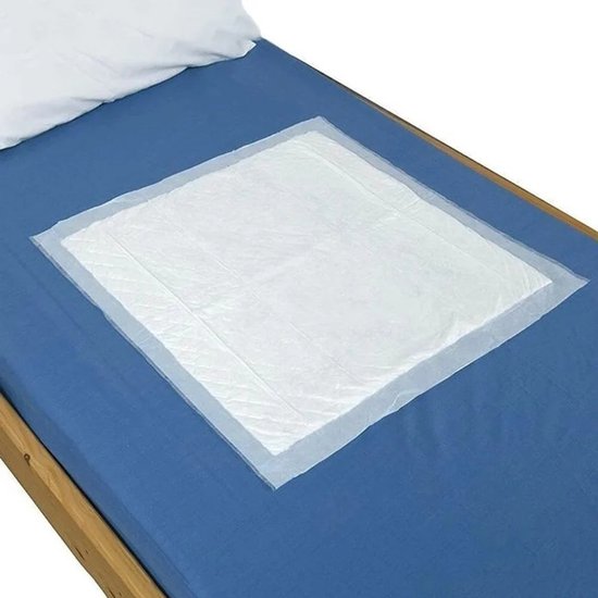 Incontinentie bed onderleggers - Wegwerp onderleggers - 60x60 cm - 25 stuks - Matrasbeschermers - Wit van SENI — afbeelding 4