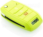 Kia SleutelCover - Lime groen / Silicone sleutelhoesje / beschermhoesje autosleutel