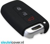 Kia SleutelCover - Zwart / Silicone sleutelhoesje / beschermhoesje autosleutel